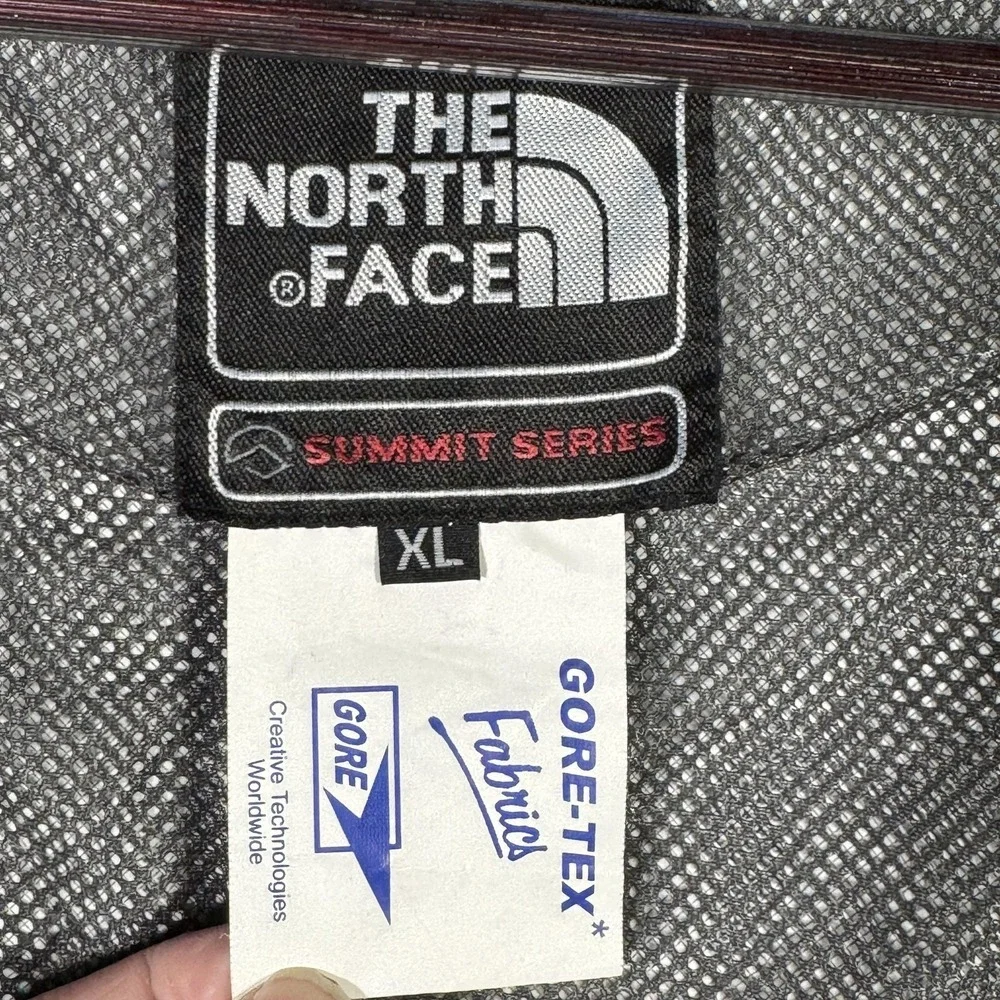 The North Face Jacket Mens XL Blue Summit Series Gore-Tex‎ Hooded Rain Shell